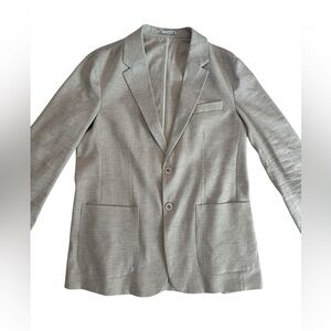 Zara Men's Linen Blend Blazer Sports Jacket Size XL